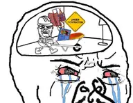 bloodshot_eyes brick brick_wall clothes construction construction_hat construction_worker crying eyebrows forehead_lines full_body glasses lamp lampshade nas_wojak no_glasses nose pie red_sclera // 738x570 // 133KB