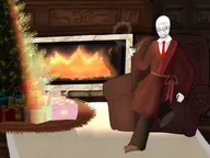 christmas full_body robe sidson_city smirk stubble suit variant:sidson wrinkles // 720x540 // 63KB