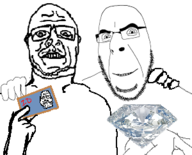 artist:mr_glaube chud_troon_alliance friendship gem id id_card variant:cobson variant:sidson // 300x242 // 33KB