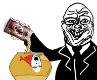 a&w a_and_w artist:nimepeino fish fishbowl root_beer subvariant:jolly_sidson suit suit_and_tie variant:cobsons variant:sidson // 1152x955 // 158KB