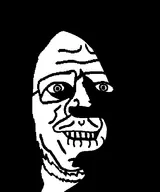 artist:Admre biting_lip black_background dark glasses horny looking_at_you ominous shadow smile variant:sidson // 500x600 // 79KB