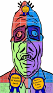 Brainlet confused cross-eye crossed_eyes dimwitted dumb pin_head political_compass politics small_brain small_nose stupid subvariant:confusid variant:sidson // 768x1344 // 1.3MB