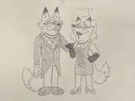 anthro anthropomorphic Artist:natt_daneclaw fox foxes furry furry_girl hand_drawn pencilslop subvariant:Sheila tradtional_art variant:sidson vixen // 4032x3024 // 1.8MB