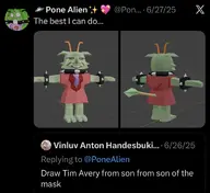Artist:Pone_Alien character:Pone nas:son_of_the_mask tim_avery // 1206x1103 // 154KB