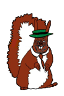 clothes hanna_barbera hat necktie red_squirrel soyjak squirreljak squirrrelson trend_squirreljakking variant:sidson yogi_bear // 656x984 // 397KB