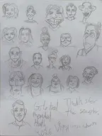 artist:vinluv Caricature character:Vinluv drawing drawn irl Real_life // 2624x3498 // 2.0MB