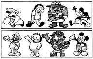 artist:vinluv character:vinluv comic julian mario mickey_mouse oneyplays parody // 759x486 // 188KB