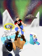 antifur artic artist:JD_Kaczynski doom furry glasses northern_lights shooting skin_colour skin_toje Ufo variant:chudjak variant:sidson // 1536x2048 // 239KB