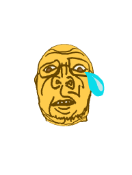111 - crying emoticon glasses open_mouth sad soyjak stubble variant_sidson yellow_skin.png